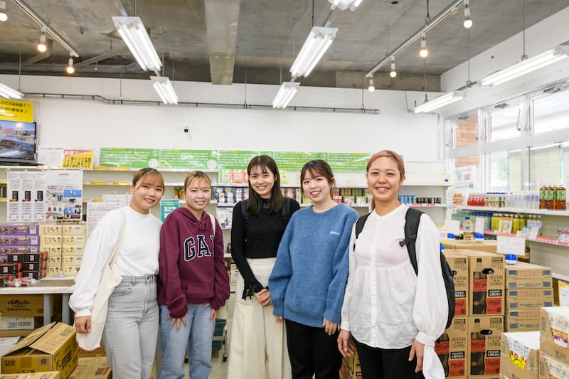 県立看護大学×ecoeat(エコイート )よぎトックリキワタまつりで 啓発活動!